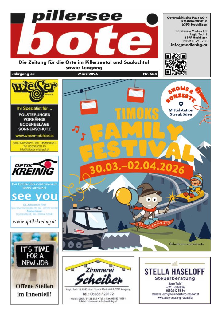 Pillerseebote März 2026