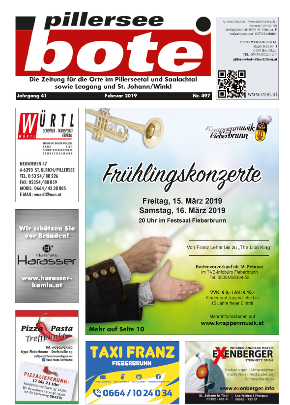 Pillerseebote Februar 2019