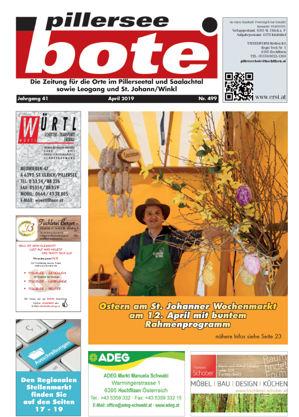 Pillerseebote April 2019