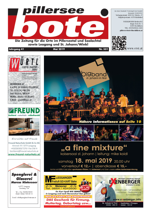 Pillerseebote Mai 2019