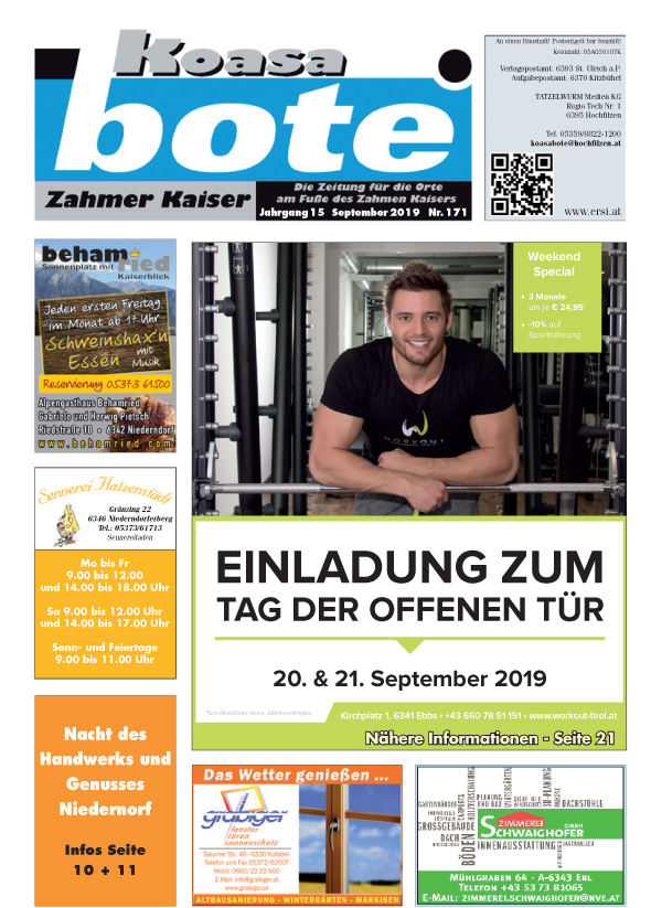 Koasabote Zahmer Kaiser September 2019