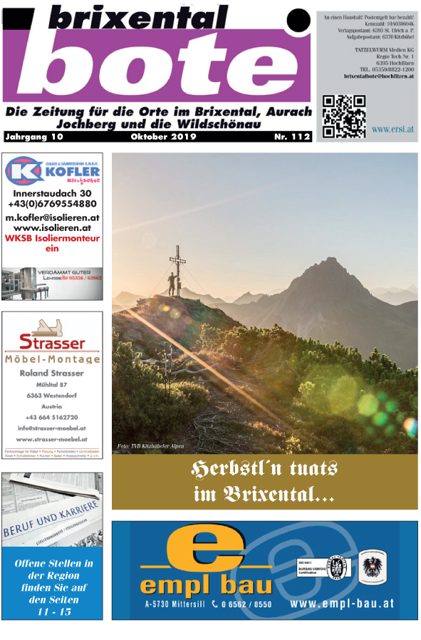 Brixentalbote Oktober 2019