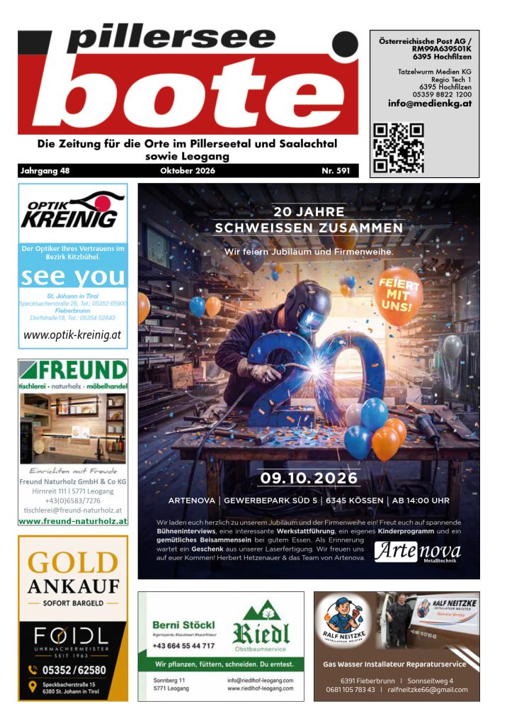 Pillerseebote Oktober 2026