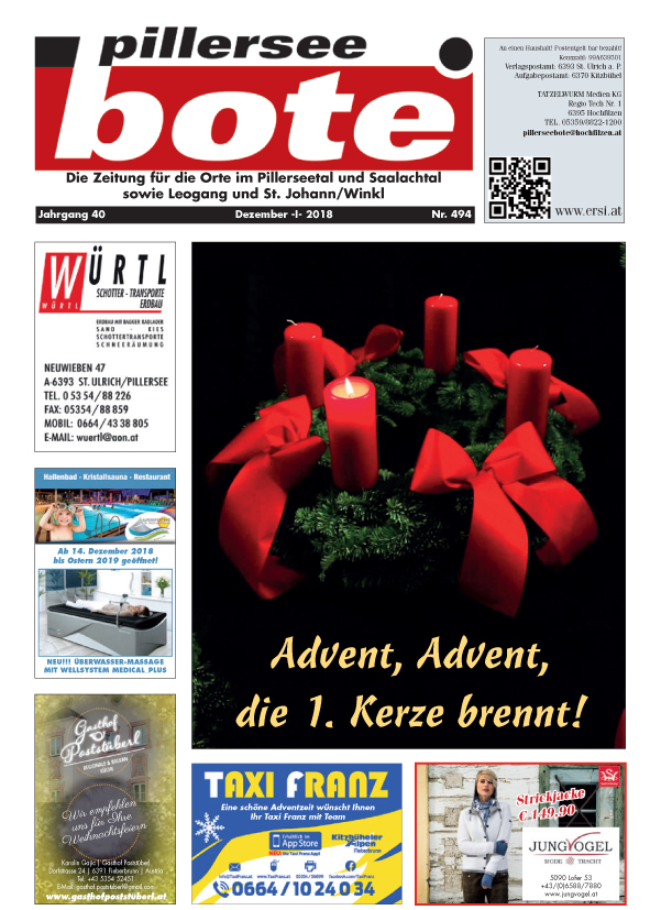 Pillerseebote Dezember 1 2018