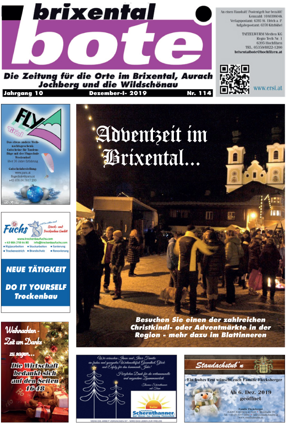 Brixentalbote Dezember I 2019