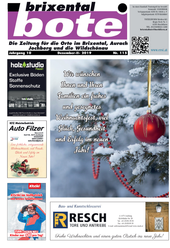 Brixentalbote Dezember II 2019