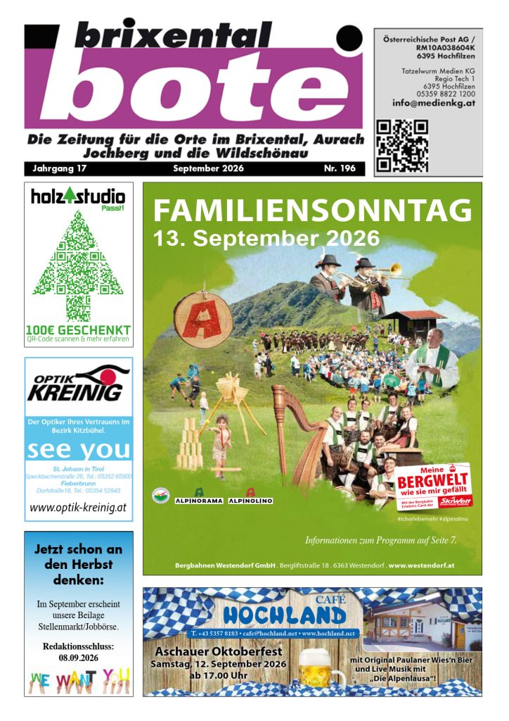 Brixentalbote September 26