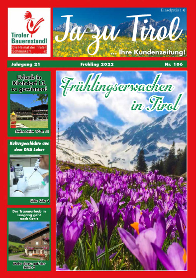 Ja zu Tirol Frühling 22