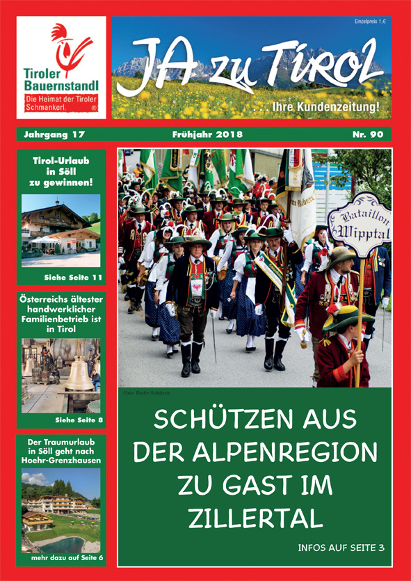 Ja zu Tirol Frühjahr 2018