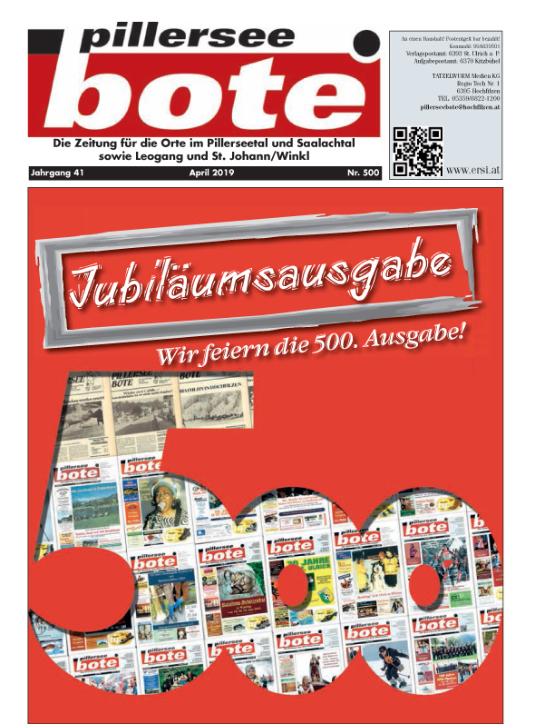 Pillerseebote Jubiläum 500 2019