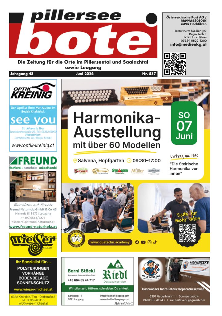 Pillerseebote Juni 2026