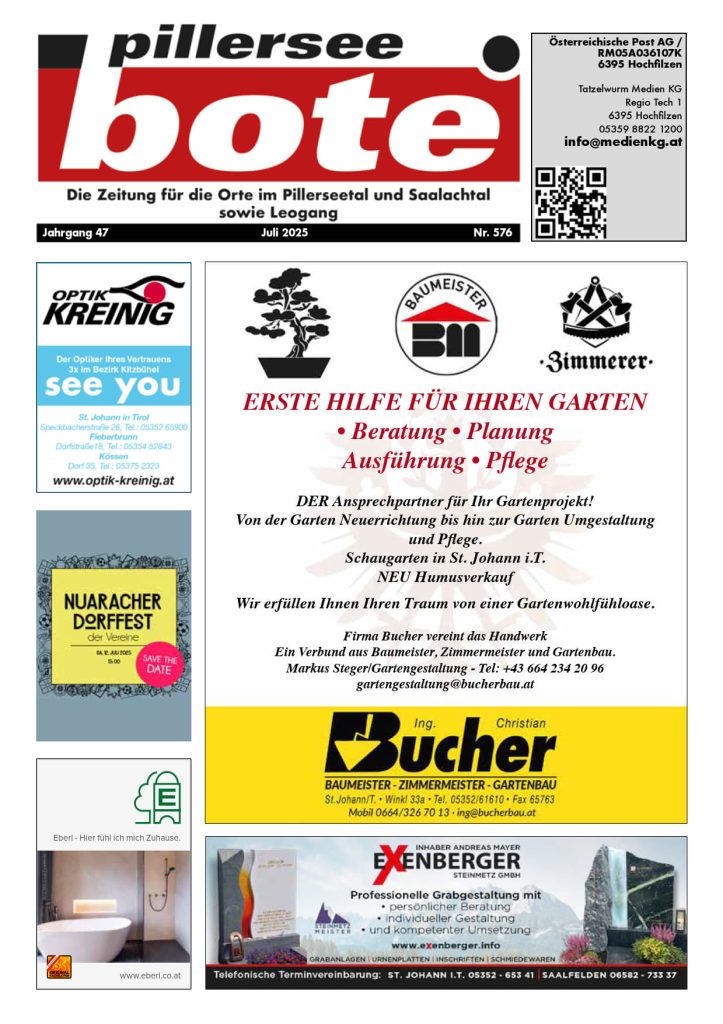 Pillerseebote Juli 25