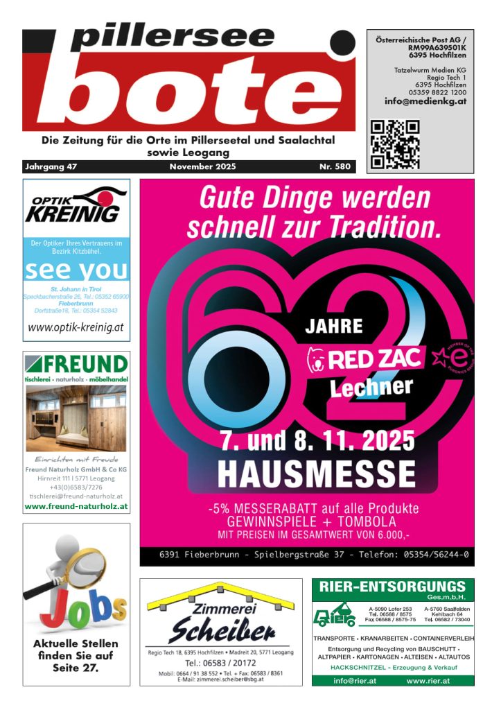 Pillerseebote November 25