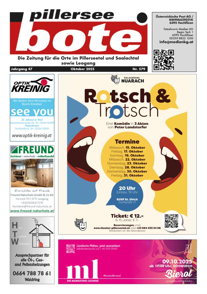 Pillerseebote Oktober 25