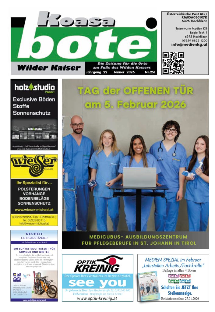 Wilder Koasa Bote Jänner 2026