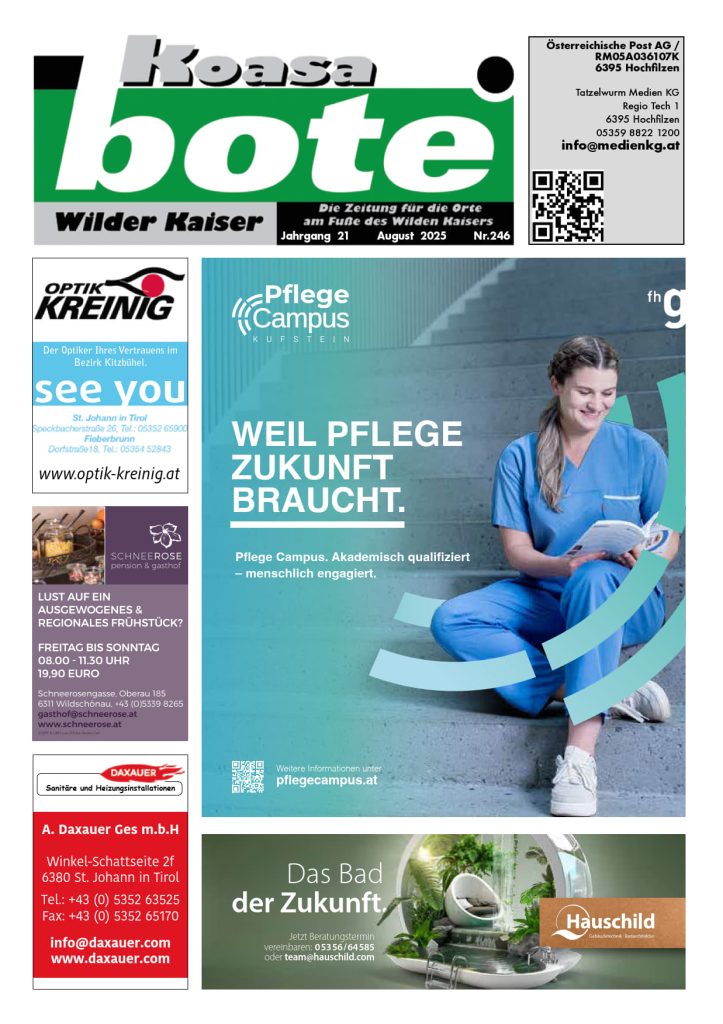 Wilder Koasa Bote August 2025
