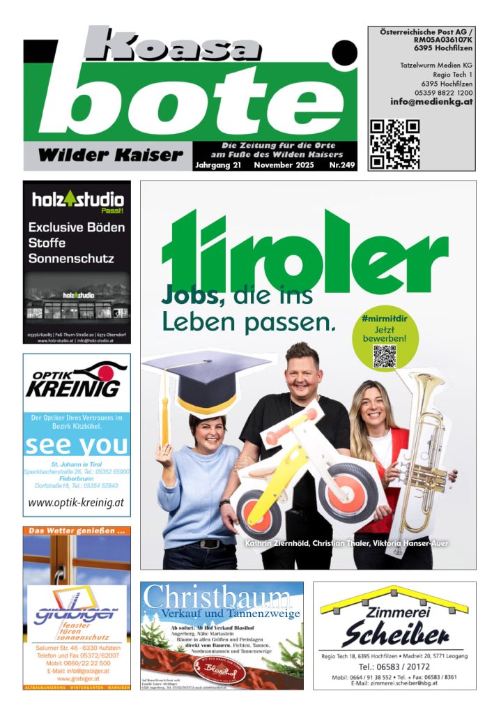 Wilder Koasa Bote November 25