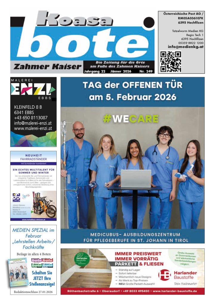Koasabote Zahmer Kaiser Jänner 2026