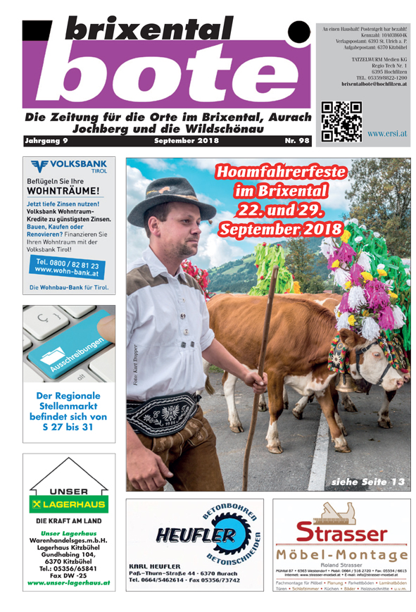 Brixentalbote September 2018