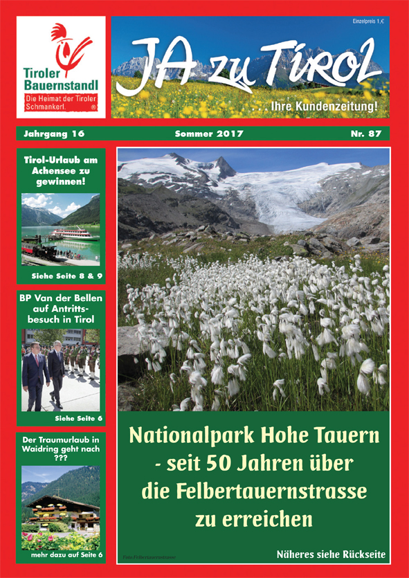 Ja zu Tirol Sommer 2017