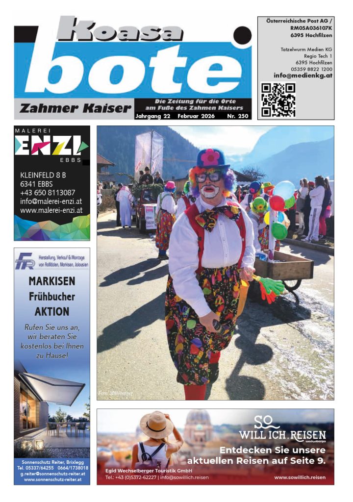 Koasabote Zahmer Kaiser Februar 2026