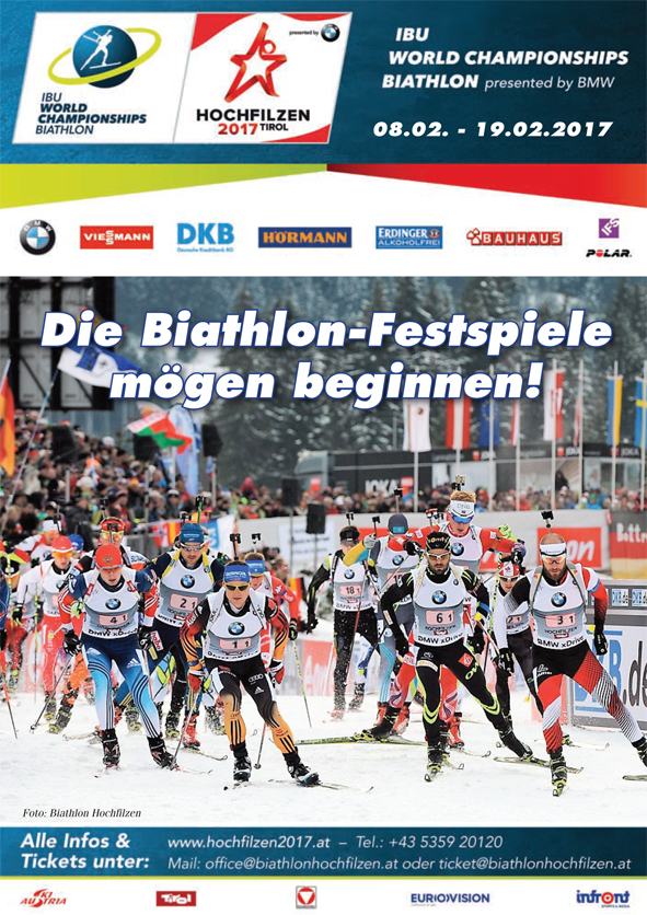 Biathlon Hochfilzen Eröffnung 2017